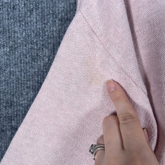 Pure Jill Women’s Medium Oversized Pink Heathered Cowl Neck Cozy Tunic Sweater - Picture 12 of 12